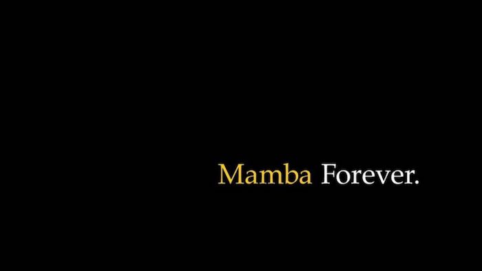 "Mamba Forever"